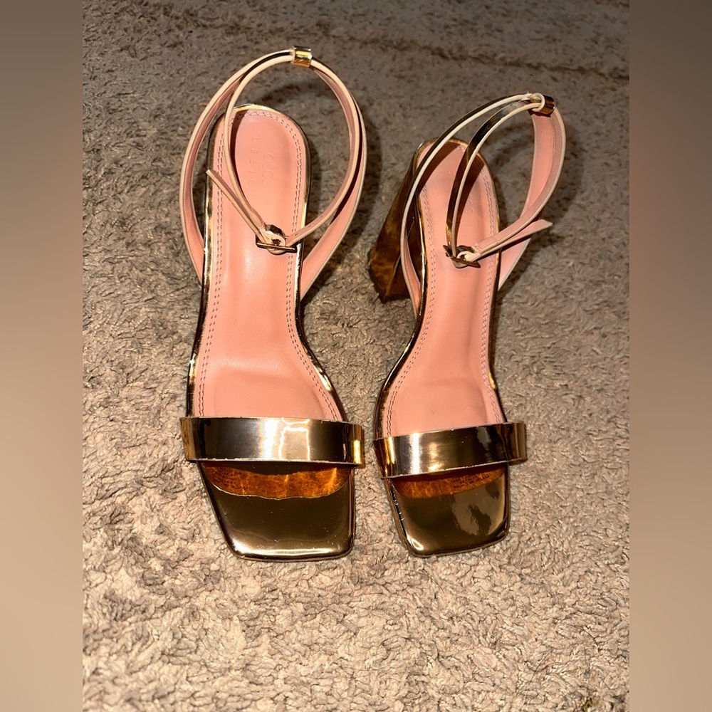 ASOS rose gold heels